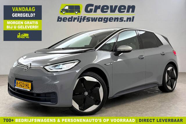 Volkswagen ID ID3 First Max 58 kWh | SOH 94% | Snelladen | IQ Lights | Virtual | Pano | Adap. Cruise | Massage | HuD | Camera | Sfeer | Carplay | Stoel/Stuur verw. | NAP