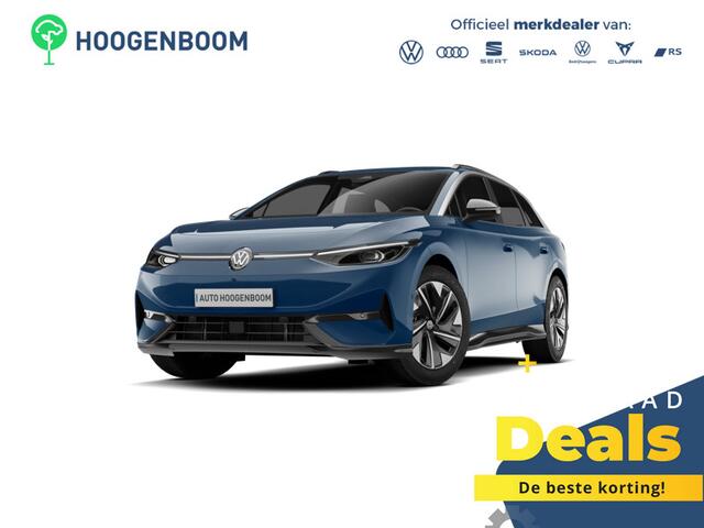 Volkswagen ID ID.7 Tourer Pro S Limited Edition | Achterbank in ongelijke delen neerklapbaar incl. middenarmsteun en doorlaadmogelijkheid | Afstandscontrolesysteem (Front Assist), met voetgangers- en fietsersherkenning | Airconditioning automatisch, 2-zone (Climatronic