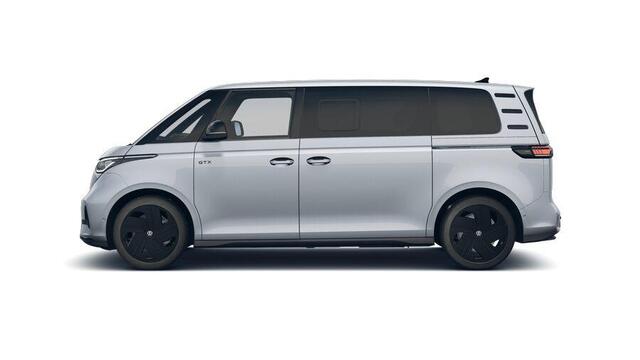 Volkswagen ID. Buzz Bedrijfswagens GTX 250 kW (340 pk) 4M Elektromotor 7pers | 7 zits pakket | Bekleding, 'ArtVelours' GTX Premium | Velgen 'Caracas', 21 inch lichtmetaal | Levering 2025 | Open & Close Pakket Plus |