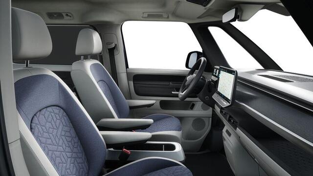 Volkswagen ID. Buzz Pro Bulli Limited Edition 86 kWh LWB 7p. | 7 zits pakket | Trekhaak, elektrisch uitklapbaar | Velgen 'Bromberg', 21 inch lichtmetaal | Open & Close Pakket | Assistance Pakket Plus |