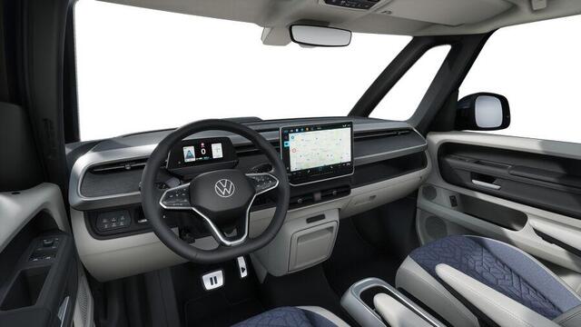 Volkswagen ID. Buzz Pro Bulli Limited Edition 86 kWh LWB 7p. | 7 zits pakket | Trekhaak, elektrisch uitklapbaar | Velgen 'Bromberg', 21 inch lichtmetaal | Open & Close Pakket | Assistance Pakket Plus |