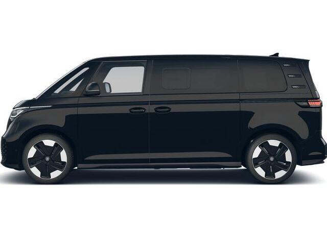 Volkswagen ID. Buzz Bedrijfswagens Pro Bulli Limited Elektromotor 210 kW (286 pk) 323 | 7-zits | Elektrische schuifdeuren | Trekhaak | Panoramadak | IQ Lights | Alcantara bekleding | 21" Bromberg velgen | Park assist pro | 360° camera