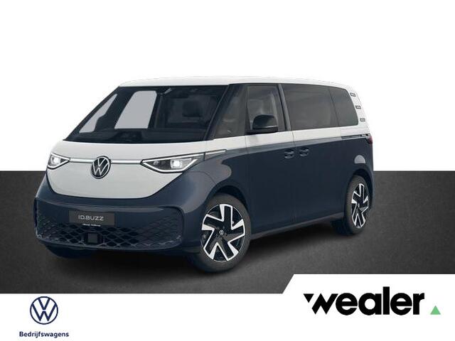 Volkswagen ID. Buzz Bedrijfswagens Pro Bulli Limited Elektromotor 210 kW (286 pk) 323 | 7-zits pakket | Trekhaak elektrisch | 20" Solna velgen | IQ lights | Sluithulp