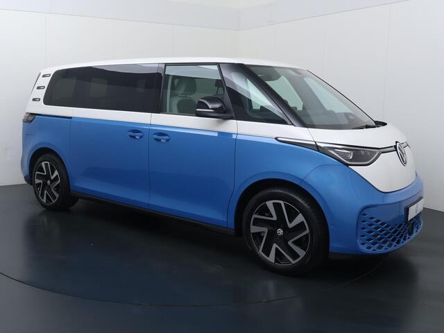 Volkswagen ID. Buzz Bedrijfswagens Pro Bulli Limited Elektromotor 210 kW (286 pk) | 7-zits | Trekhaak | Schuifdeuren met sluithulp | IQ Lights | LM 20 inch 'Solna' velgen | Comfort Plus pakket | Design Pakket | Open& Close Pakket |