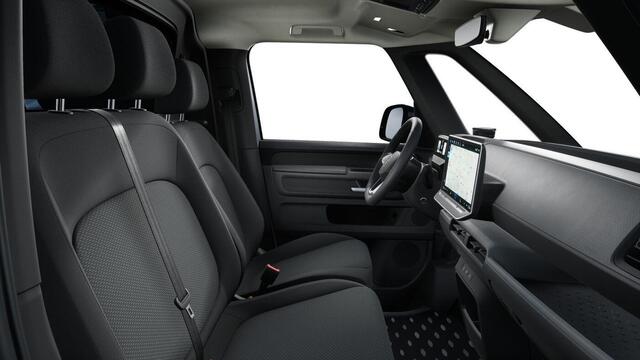 Volkswagen ID. Buzz Cargo Bedrijfswagens Bulli edition Elektromotor 250 kW (340 pk) 250 kW | Achterlichten led, luxe uitgevoerd incl. dynamische knipperlichten | Open & close pakket plus | Schuifdeuren links en rechts elektrisch | Verwarmbaar multifunctioneel stuurwiel met leder b