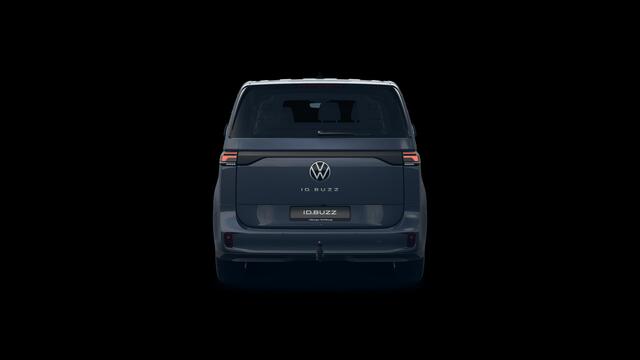 Volkswagen ID. Buzz Cargo Bedrijfswagens Bulli edition Elektromotor 210 kW (286 pk) 79 kWh | Open & Close Pakket | Hoge scheidingswand met vaste ruit en dimbare binnenspiegel | Trekhaak, elektrisch uitklapbaar, mechanisch inklapbaar | Verlichte strip tussen koplampen inclusief ver