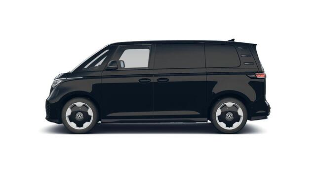 Volkswagen ID. Buzz Cargo Bedrijfswagens Anniversary Edition 4M 340 pk 250 kW elektromotor | Achteruitrijcamera (Rear View) inclusief 360 graden camera (Area View) | Assistance Pakket Plus | Digitale radio-ontvangst (DAB+) | Navigatie 'Discover Pro' | Anniversary Edition | Elektri