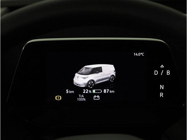 Volkswagen ID. Buzz Cargo Bulli Edition 210 kW 286 pk | Trekhaak elektrisch uitklapbaar | Schuifdeur links en rechts | Stoelverwarming | 19" lm velgen Tilburg | ID BUZZ Box tussen voorstoelen | Diefstalarm