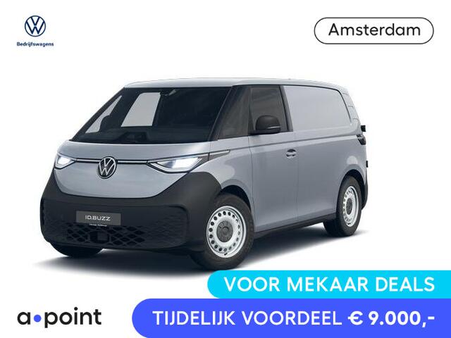 Volkswagen ID. Buzz Cargo Bedrijfswagens Economy Business 79 kWh Camera | Trekhaak | Achterdeuren | Wandbekleding | App Connect Draadloos