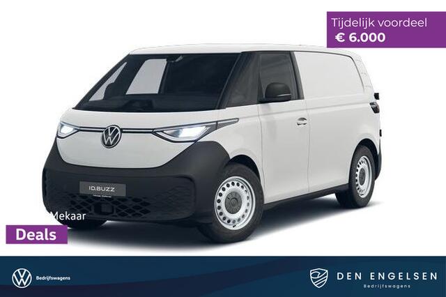 Volkswagen ID. Buzz Cargo ID. Buzz Cargo 286 pk, Economy Business, Achteruitrijcamera, Bijrijdersbank, Trekhaak, Achterdeuren zonder ruit, Alarm