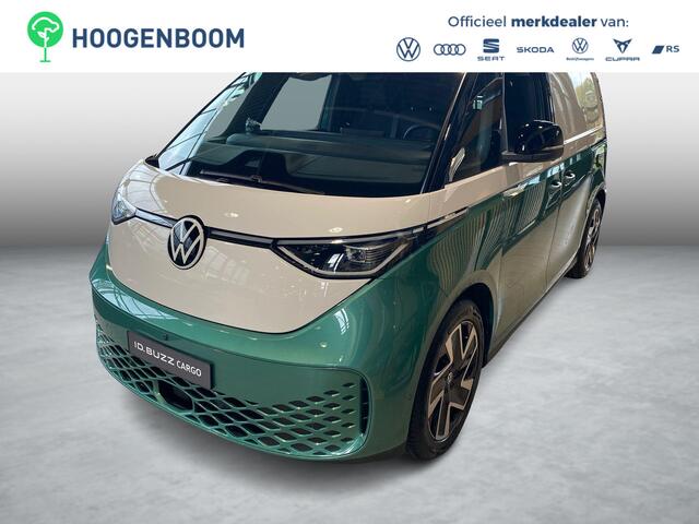 Volkswagen ID. Buzz Cargo Bedrijfswagens Anniversary Edition Elektromotor 4M 250kW (340 pk) | 4 Motion | Elektrische schuifdeur links en rechts | Open en close plus pakket | DAB+ | Achteruitrijcamera | Achterlichten LED |