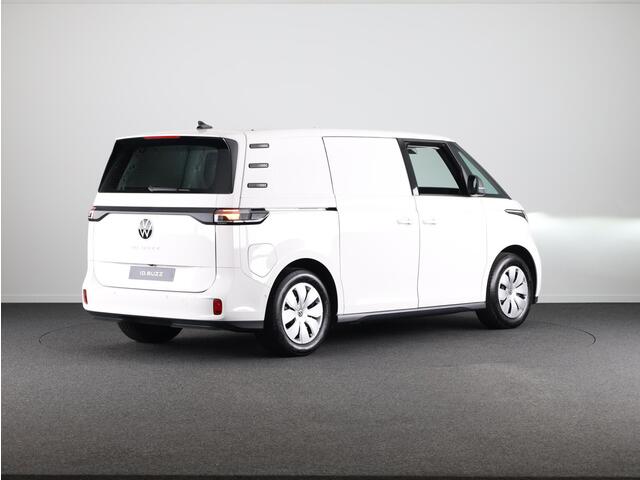 Volkswagen ID. Buzz Cargo 77 kWh Volkswagen ID. Buzz Cargo L1H1 77 kWh | verlengde fabrieksgarantie | Navigatie via App | Trekhaak | Cruise Control | Parkeer pakket | Elektrische achterklep |