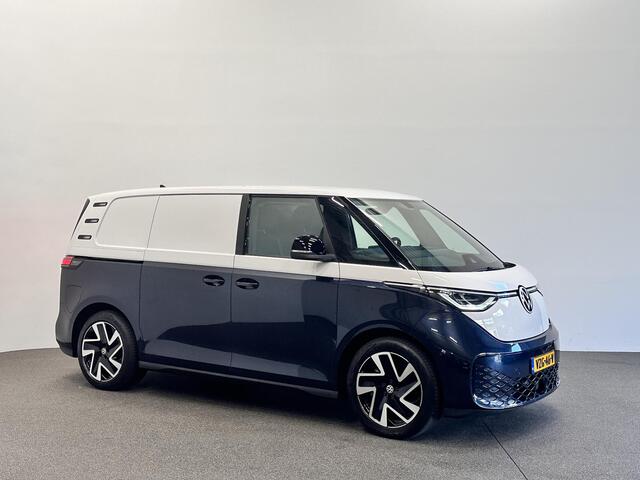 Volkswagen ID. Buzz Cargo 77 kWh Nieuwprijs ¤71233! Airco Navi Wireless Carplay IQ Light 20" LM Velgen Adaptive Cruise Control PDC VA + Camera Stoelverwarming Voorruit verwarming 3-Zits