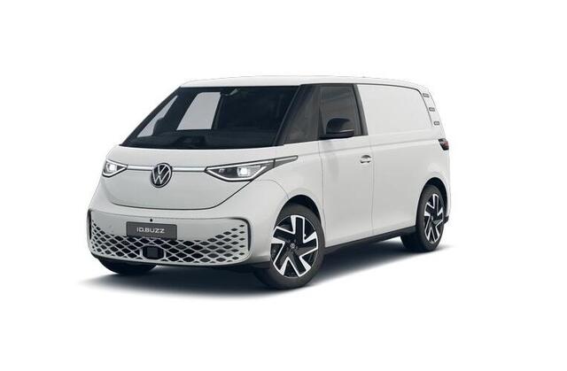 Volkswagen ID. Buzz Cargo Bedrijfswagens Bulli Limited Edition Elektromotor 210 kW (286 pk) | schuifdeur rechts met sluithulp | Open en close plus pakket | DAB+ | 360 graden achteruitrijcamera | Achterlichten LED | Digitale sleutel |