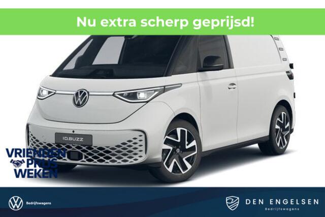 Volkswagen ID. Buzz Cargo ID. Buzz Cargo 340 pk 4-Motion Bulli Edition, Achteruitrijcamera, Bijrijdersbank, Navigatie, Achterdeuren, Trekhaak, Warmtepomp