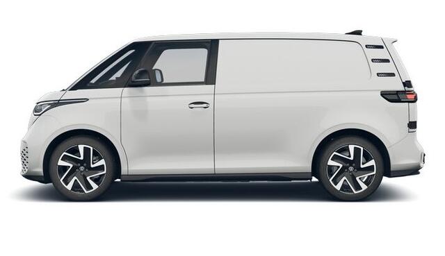 Volkswagen ID. Buzz Cargo ID. Buzz Cargo 286 pk Bulli Edition, Achteruitrijcamera, Bijrijdersbank, Navigatie, Achterdeuren, Trekhaak, Warmtepomp