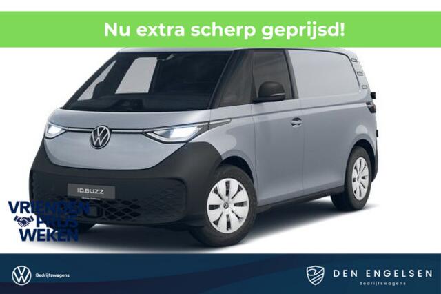 Volkswagen ID. Buzz Cargo ID. Buzz Cargo 190 pk, Economy Business, Achteruitrijcamera, Bijrijdersbank, Trekhaak, Achterdeuren zonder ruit, Alarm