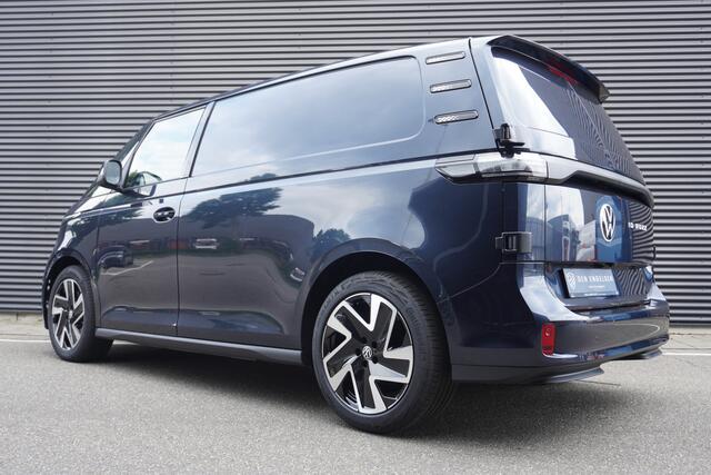 Volkswagen ID. Buzz Cargo ID. Buzz Cargo 286 pk, Achteruitrijcamera, Comfortstoelen met armleuning, Navigatie, Achterdeuren zonder ruit, Trekhaak, Warmtepomp