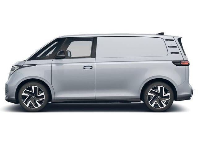 Volkswagen ID. Buzz Cargo Bedrijfswagens Bulli Limited Signature Edition 79kWh 340pk 4M 737747 · ECO-lederen bekleding · 20" LM velgen · Voor en achter spoiler · Zwarte grill ·