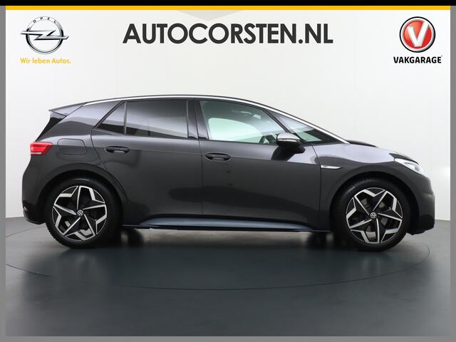 Volkswagen ID.3 58kWh 204PK First Navi Adapt.Cruise Control Pdc Apple Carplay Android Navi Ecc Led Stoel-Stuurverwarming DAB Keyless Advanced Lmv Bluetooth Regensensor Rijstrooksensor Verkeersbord detectie Mirrorlink Grootste accu Garantie t/m 22-12-2028