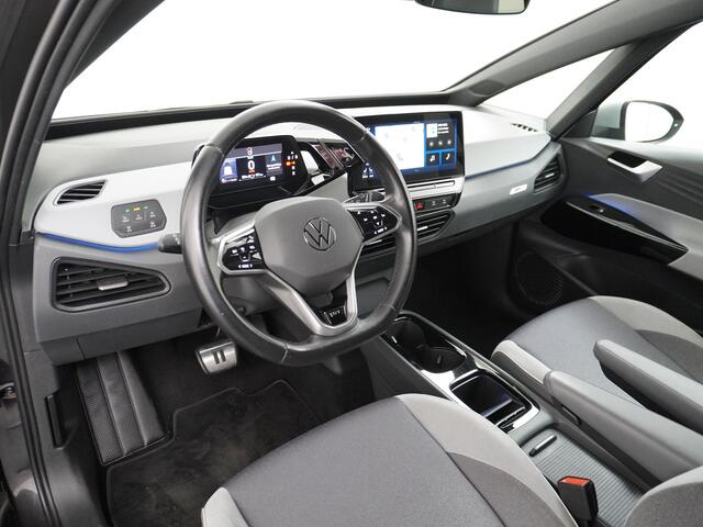 Volkswagen ID.3 58kWh 204PK First Navi Adapt.Cruise Control Pdc Apple Carplay Android Navi Ecc Led Stoel-Stuurverwarming DAB Keyless Advanced Lmv Bluetooth Regensensor Rijstrooksensor Verkeersbord detectie Mirrorlink Grootste accu Garantie t/m 22-12-2028