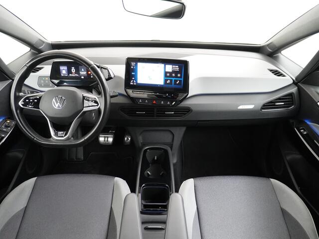 Volkswagen ID.3 58kWh 204PK First Navi Adapt.Cruise Control Pdc Apple Carplay Android Navi Ecc Led Stoel-Stuurverwarming DAB Keyless Advanced Lmv Bluetooth Regensensor Rijstrooksensor Verkeersbord detectie Mirrorlink Grootste accu Garantie t/m 22-12-2028