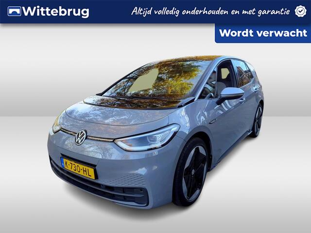 Volkswagen ID.3 First Max 58 kWh / PANO/ CAMERA/ PARK. SENSOREN/ HEAD-UP DISPLAY/ IQ. LIGHT/ APP CONNECT/ ERGO ACTIVE STOELEN/ STOELVERWARM./ GETINT GLAS/ NAVI/ CLIMA/ 20" LMV