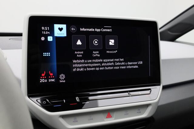 Volkswagen ID.3 Pro 58 kWh 204 pk - incl. BTW | Stuur-/stoelverwarming | Achteruitrijcamera | Navigatie