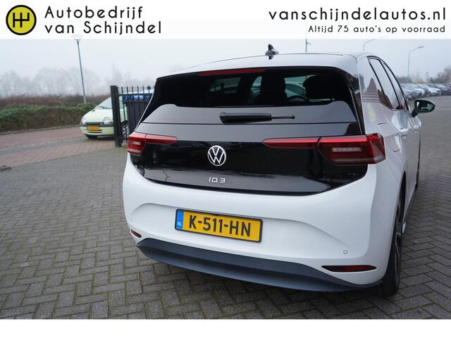Volkswagen ID.3 FIRST PLUS 58KWH ORIGINEEL NEDERLANDS DEC 2020 MATRIXX LED AFN.TREKHAAK CAMERA STOELVERWARMING ANDROID-APPLECARPLAY NAVI ADAPTIEVE CRUISE CLIMA PDC V+A BLUETOOTH LMV ENZ...
