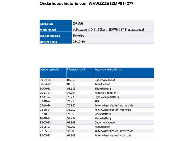 Volkswagen ID.3 First Plus 150KW / 58 kWh / Pdc+Camera / Navigatie / Xenon / Aico-ecc./ Radio multimedia /