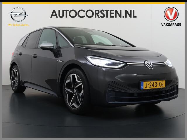 Volkswagen ID.3 First Plus 62kWh Trekhaak Navi-Pro Adap.Cruise Camera Matrix led 19" Ecc Apple Carplay Android Auto SOH 91% Stoel+Stuurverwarming Lmv Privacy Glas Keyless Rijstrooksensor Origineel Nederlandse Auto ¤ 44.000 nieuw!