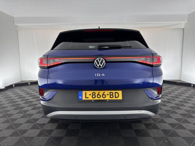 Volkswagen ID.4 First Max 77 kWh [ 3-Fase ] (INCL.BTW) Aut. *PANO | HEAD-UP | 1/2LEATHER | FULL-LED | MEMORY-PACK | TOP-VIEW | BLIND-SPOT | HEATED-SPORTSEATS | DIGI-COCKPIT | DAB+ | 21''ALU*