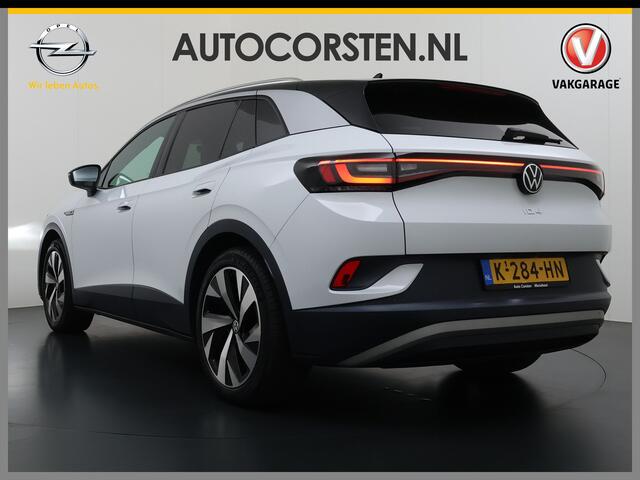 Volkswagen ID.4 204PK First 77kWh SOH 91% Leer/Alcantara Adap.Cruise Camera Apple Carplay Android Navi Ecc Pdc-a+v Lmv 20" Stoel+Stuurverwarming Led Bordherkenning Voor-Klimatisering Semi-Autopilot App-Connect E-sound Front-Assist Origineel Nederlandse Auto