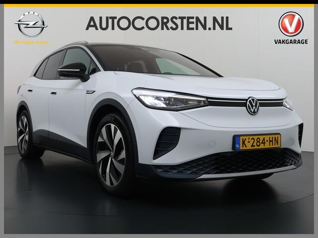 Volkswagen ID.4 204PK First 77kWh SOH 91% Leer/Alcantara Adap.Cruise Camera Apple Carplay Android Navi Ecc Pdc-a+v Lmv 20" Stoel+Stuurverwarming Led Bordherkenning Voor-Klimatisering Semi-Autopilot App-Connect E-sound Front-Assist Origineel Nederlandse Auto