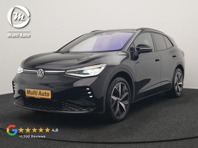 Volkswagen ID.4 GTX 4Motion 77 kWh 299pk Dealer O.H. | Panodak | Adaptive Cruise | Head Up | 360 Camera | Alcantara Sportstoelen Massage & Memory | IQ Light | Sfeerverlichting | Keyless | Blis | Stoelen & Stuur Verwarmd | Apple Carplay |