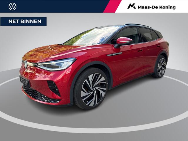 Volkswagen ID.4 GTX 299pk 4Motion 77 kWh · Panoramadak · 360 Camera · Dodehoeksensor ·Warmtepomp · Alarmklasse 3 · Stoel-& Stuurverwarming · 21'' Inch ·
