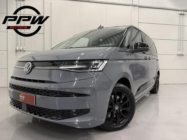 Volkswagen MULTIVAN 1.4 eHybrid EDITION 7p. PURE-GREY/PANO/EL.TREKHAAK/ACC/CAMERA/IQ-LIGHT/SFEER/CARPLAY/NAVI/EL.SCHUIFDEUREN/18"BLACK/PARK-ASSIST/UNIEKE AUTO, KLEUR PURE-GREY MET ZWART DAK/EDITION UITVOERING