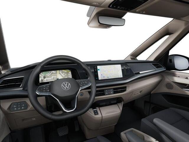 Volkswagen MULTIVAN Bedrijfswagens Bulli L2 1.5 eHybrid EU6 180 kW/245pk DSG 4Motion | Incl BTW/BPM | 7 zitplaatsen vis-a-vis | Trekhaak | Stoelverwarming | Verlaagd onderstel dynamisch | 19" Halmstad lichtmetaal l Wordt verwacht 2 maart |