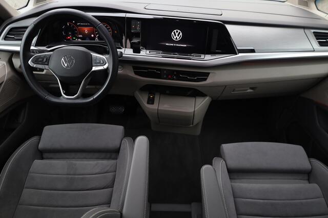 Volkswagen MULTIVAN 1.4 eHybrid L2 Bulli Edition 150PK / 110kW, Bulli Edition, NL auto, panoramadak, verwarmbare EcoComfort voorstoelen met massage- en geheugenfunctie, 3-zone climatronic, full map navigatie, cruise control, draadloos Apple Carplay / Android Auto, alarmsyste