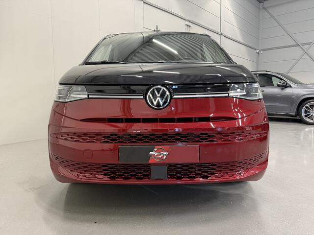 Volkswagen MULTIVAN 1.4 eHybrid Life 7p. PANO/TREKHAAK/H&K/EL.SCHUIFDEUREN/IQ-LIGHT/ACC/KEYLESS/CAMERA/17"BLACK/EL.A.KLEP/TWO-TONE FORTANA RED-DEEP BLACK/NET BEURT GEHAD BIJ VW DEALER
