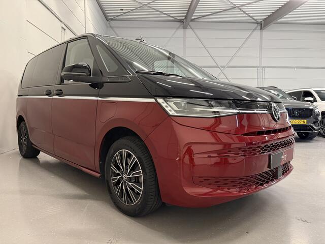 Volkswagen MULTIVAN 1.4 eHybrid Life 7p. PANO/TREKHAAK/H&K/EL.SCHUIFDEUREN/IQ-LIGHT/ACC/KEYLESS/CAMERA/17"BLACK/EL.A.KLEP/TWO-TONE FORTANA RED-DEEP BLACK/NET BEURT GEHAD BIJ VW DEALER