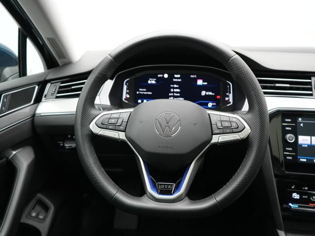 Volkswagen PASSAT Variant 1.4 TSI GTE Business Plug In Hybrid 218pk Dealer O.H PHEV | Panodak | Adaptive Cruise | Alcantara Sportstoelen Massage & Verwarmd | Lane Assist | Apple Carplay | Virtual | Navigatie | DAB |