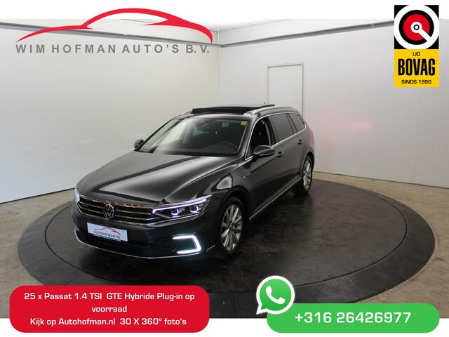 Volkswagen PASSAT Variant 1.4 TSI PHEV GTE Business Pano Trekh 360° Cam Dhoek Virtual Cockpit El-aKlep Pro Navi