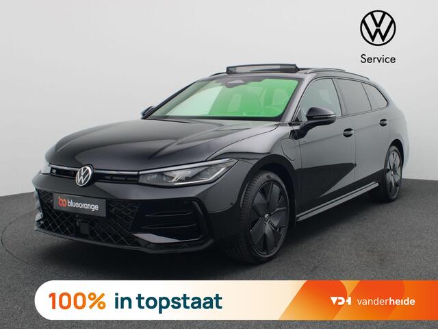 Volkswagen PASSAT Variant 1.5 eHybrid R-Line Edition 272PK DSG Matrix led, trekhaak, side assist, schuif-kanteldak, keyless, elek. bedienbare achterklep, stoelverwarming voor & achter, stuurwielverwarming, 19" lichtmetaal, adaptive cruise