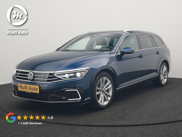 Volkswagen PASSAT Variant 1.4 TSI GTE Business Plug In Hybrid 218pk Dealer O.H. PHEV | Adaptive Cruise | Head Up | 360 Camera | Lederen Sportstoelen Massage & Memory | Sfeerverlichting | Stoelen & Stuur Verwarmd | Keyless | Blis | Virtual | Navigatie | DAB |