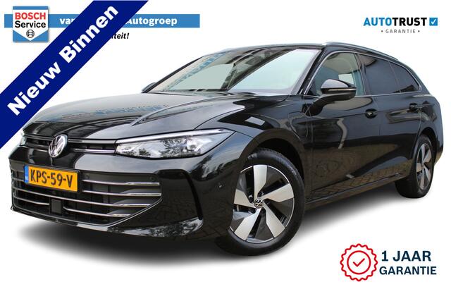 Volkswagen PASSAT Variant 1.5 eHybrid Elegance Business 272 Pk | Incl. 12 maanden Garantie | Stoelmassage | Stoelverwarming/ventilatie | Head-Up Display | Keyless entry/start | 360° Camera | Elektrisch wegklapbare trekhaak | Elektrische kofferbak | Sfeerverlichting | Elekt