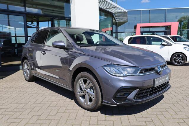 Volkswagen POLO 1.0 TSI R-Line 95PK / 70kW, Achteruitrijcamera, LED koplampen, extra getint glas, Digital Cockpit Pro, comfortstoelen, 16'' lmv, navigatie, draadloos telefoon laden, DAB+, verkeerstekenherkenning