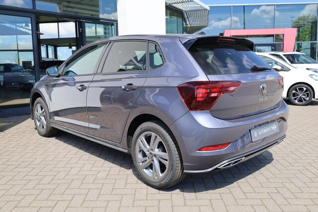 Volkswagen POLO 1.0 TSI R-Line 95PK / 70kW, Achteruitrijcamera, LED koplampen, extra getint glas, Digital Cockpit Pro, comfortstoelen, 16'' lmv, navigatie, draadloos telefoon laden, DAB+, verkeerstekenherkenning