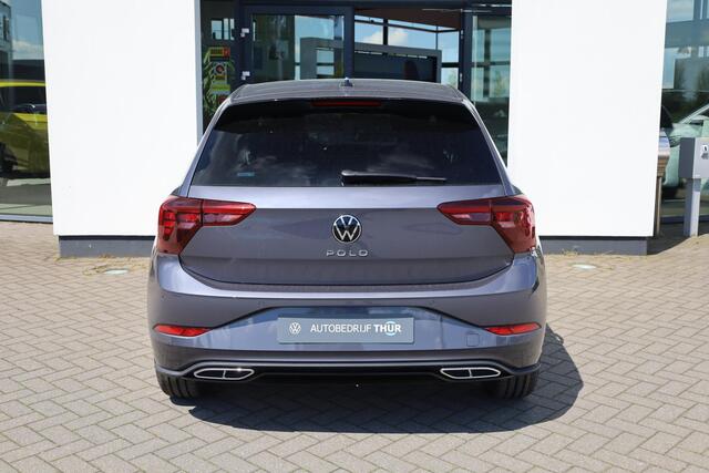 Volkswagen POLO 1.0 TSI R-Line 95PK / 70kW, Achteruitrijcamera, LED koplampen, extra getint glas, Digital Cockpit Pro, comfortstoelen, 16'' lmv, navigatie, draadloos telefoon laden, DAB+, verkeerstekenherkenning