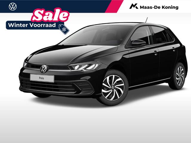 Volkswagen POLO Life Edition 1.0 TSI 95 pk 5 versn. Hand Achteruitrijcamera · Parkeersensor achter · Velgen 'essex', 15 inch lichtmetaal